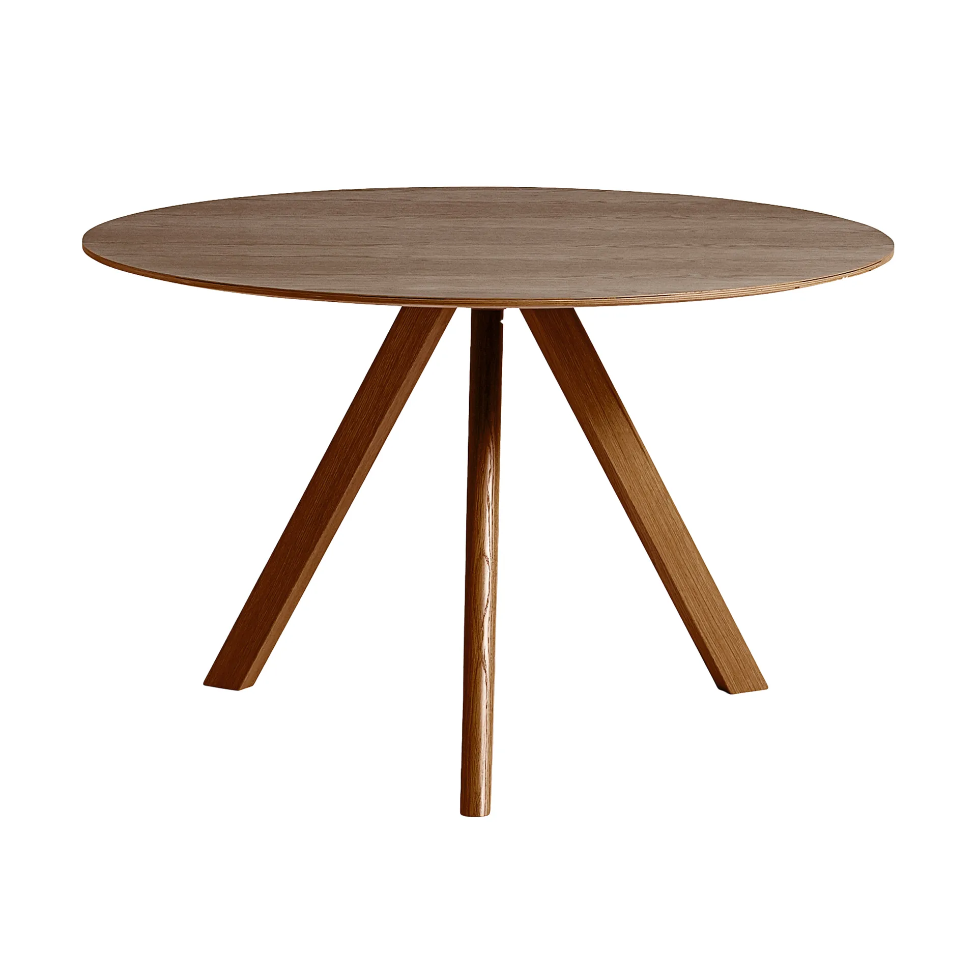 Mesa de comedor CPH20 2.0, Ø120 cm, Nogal lacado HAY