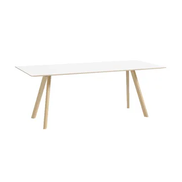 Mesa de comedor CPH30 2.0, 90x200 cm - Laminado blanco-roble lacado - HAY