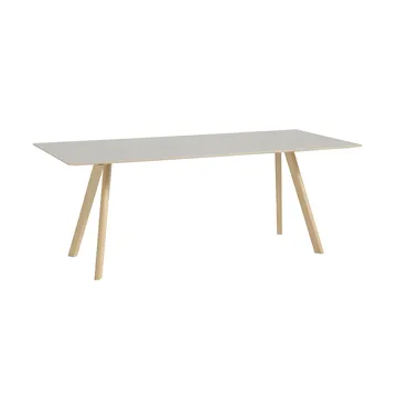 Mesa de comedor CPH30 2.0, 90x200 cm - Off white linoleum-roble lacado - HAY