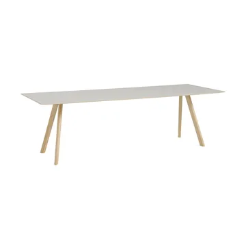 Mesa de comedor CPH30 2.0, 90x250 cm - Off white linoleum-roble lacado - HAY