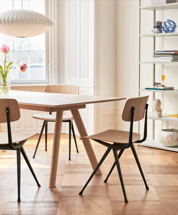 Mesa de comedor CPH30 2.0, 90x250 cm - White laminate-roble lacado - HAY