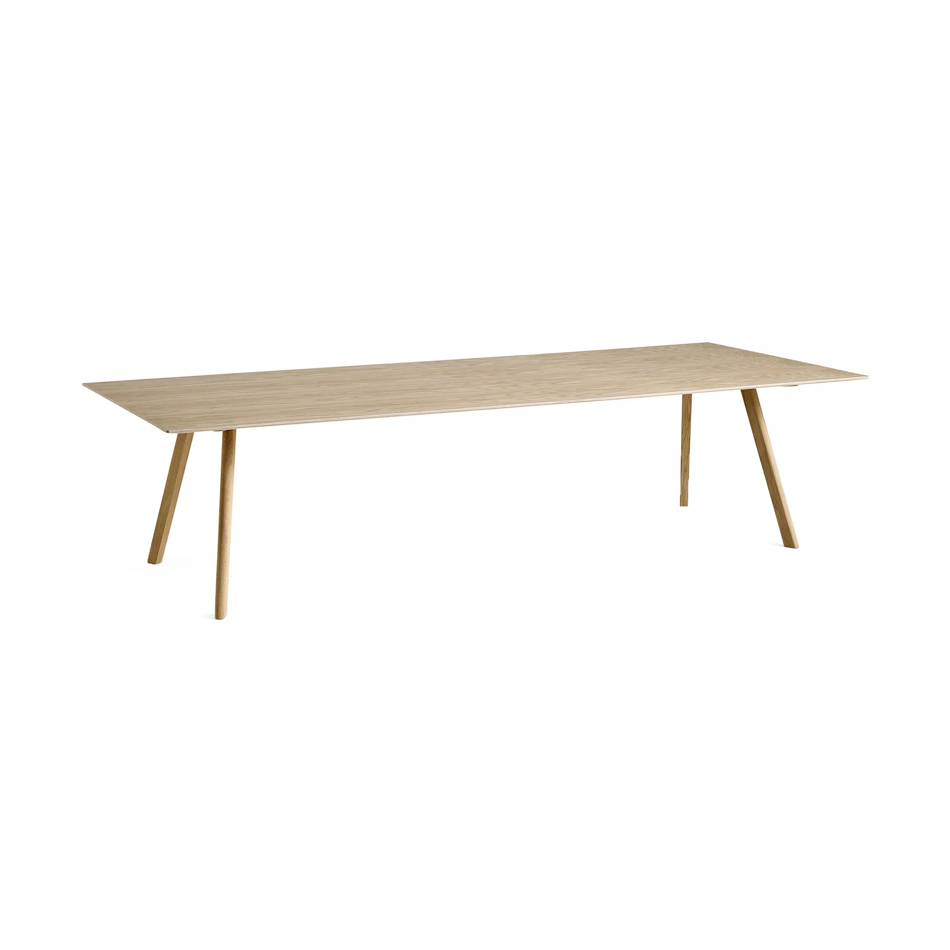 Mesa de comedor CPH30 2.0, 90x300 cm, Roble lacado-roble chapado HAY
