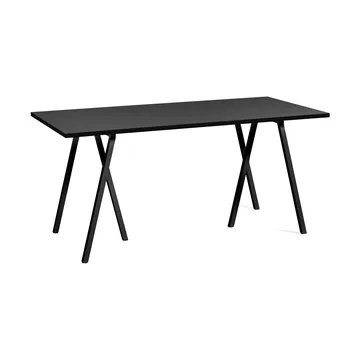 Mesa de comedor Loop Stand - Black linoleum-black, 160 cm - HAY