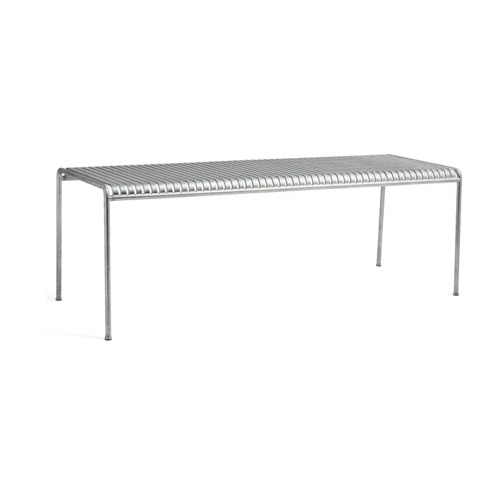 Mesa de comedor Palissade 220x90 cm - Acero galvanizado en caliente - HAY