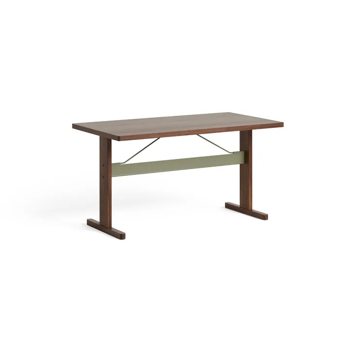 Mesa de comedor Passerelle 160x85x74 cm - Nogal-verde tomillo - HAY