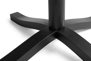 Mesa de comedor Pastis Table Ø90 - Black lacquered ash - HAY