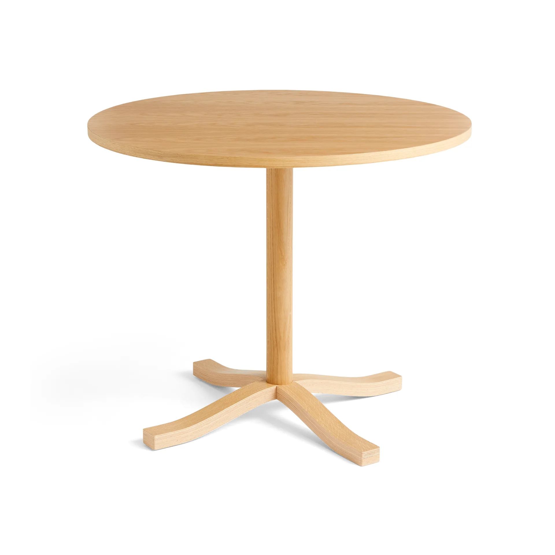 Mesa de comedor Pastis Table Ø90, Lacquered oak HAY