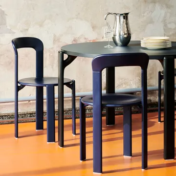 Mesa de comedor Rey Ø128 cm - dorado - HAY