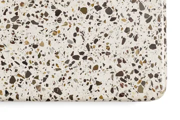 Mesa de comedor Terrazzo Ø70 cm - Grey terrazzo-anthracite - HAY