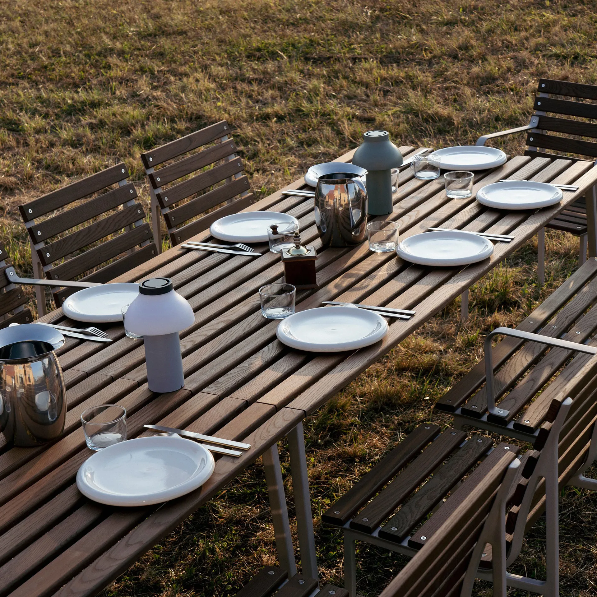 Mesa de comedor Traverse, Fresno aceitado, 190 cm HAY