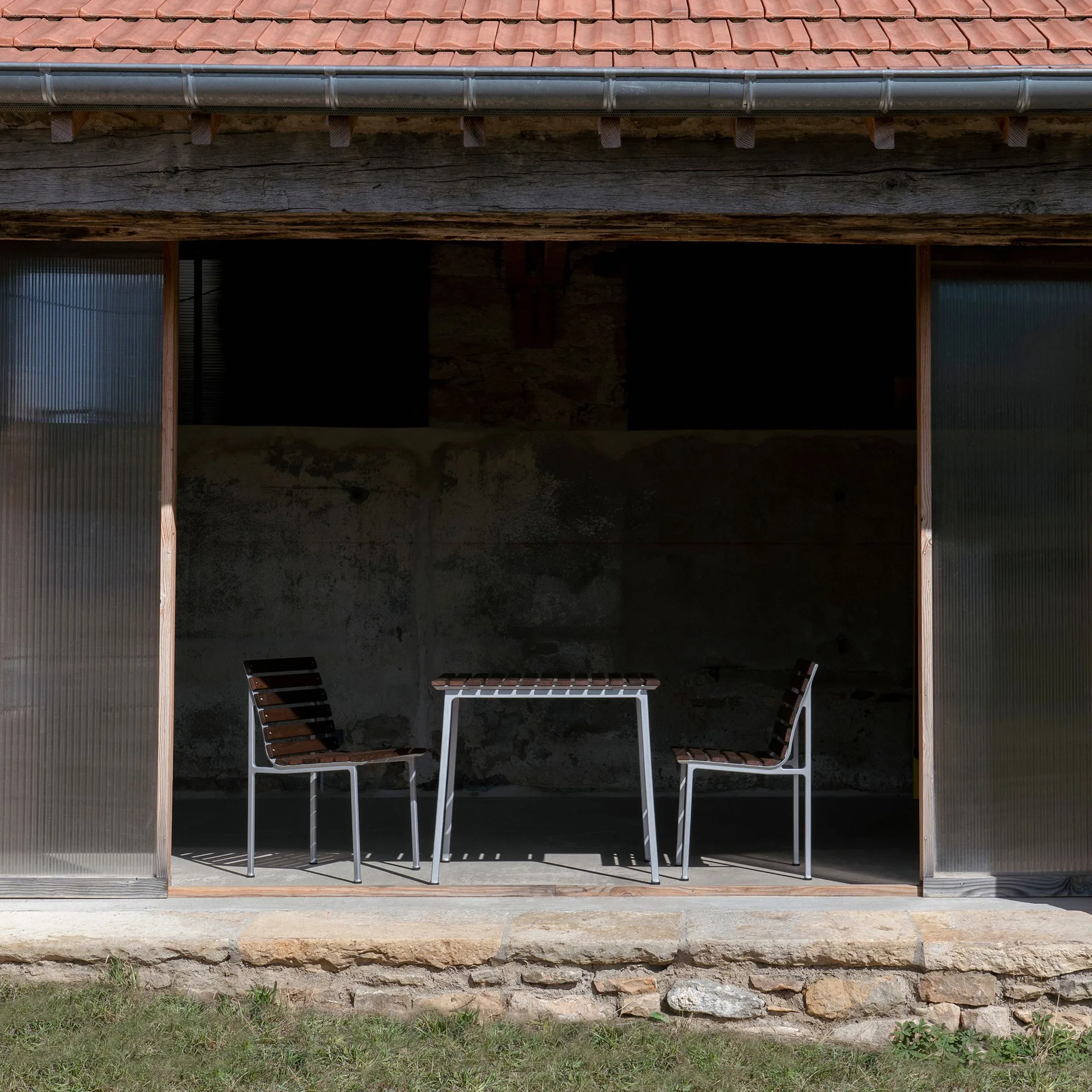 Mesa de comedor Traverse, Fresno aceitado, 75 cm HAY