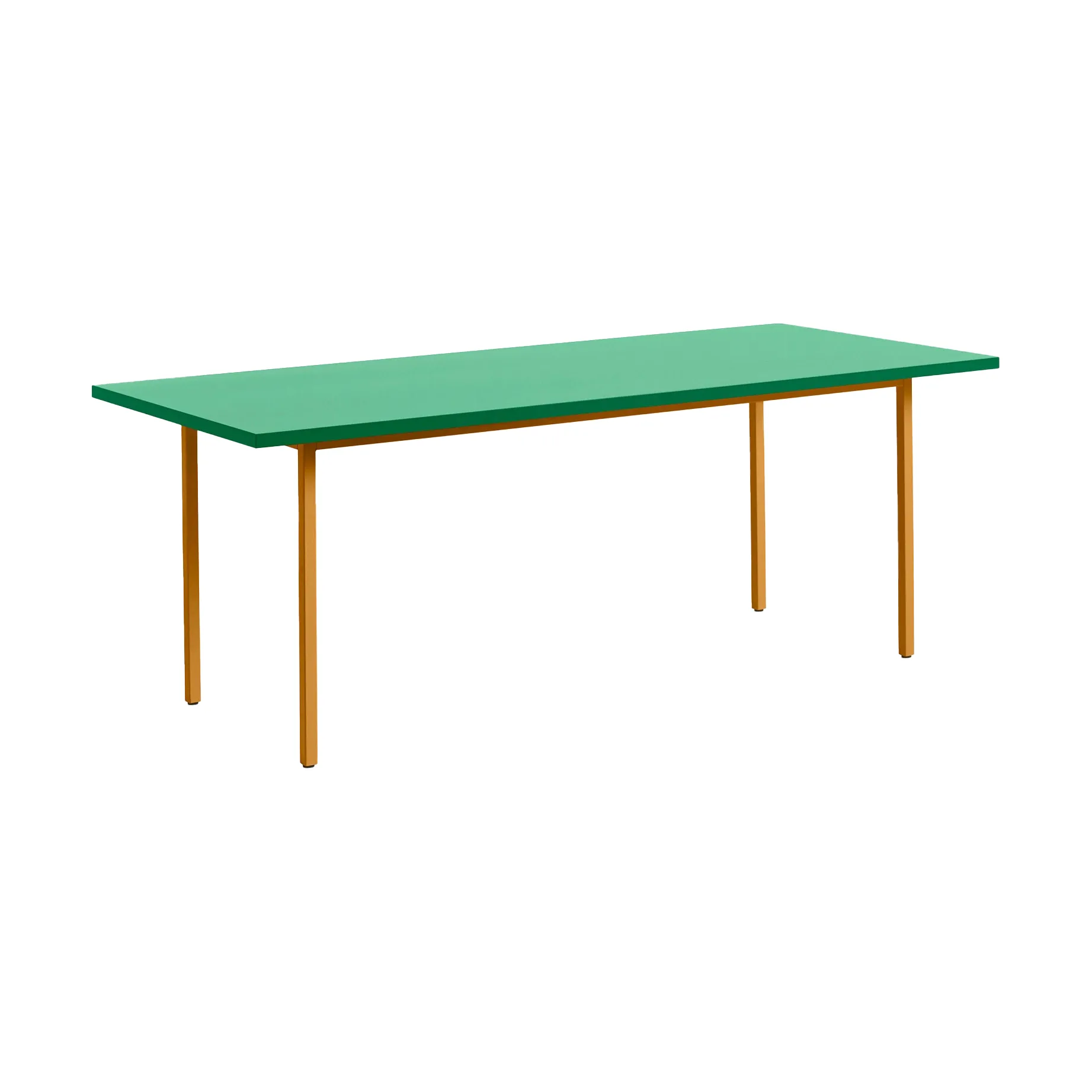Mesa de comedor Two-Colour 90x200 cm, Ochre-green mint HAY
