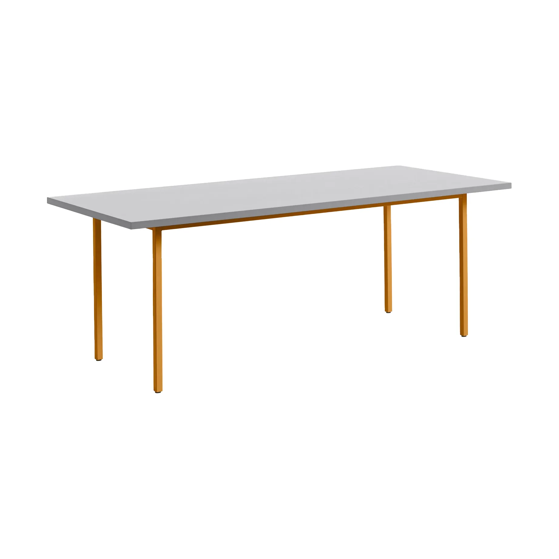 Mesa de comedor Two-Colour 90x200 cm, Ochre-light grey HAY