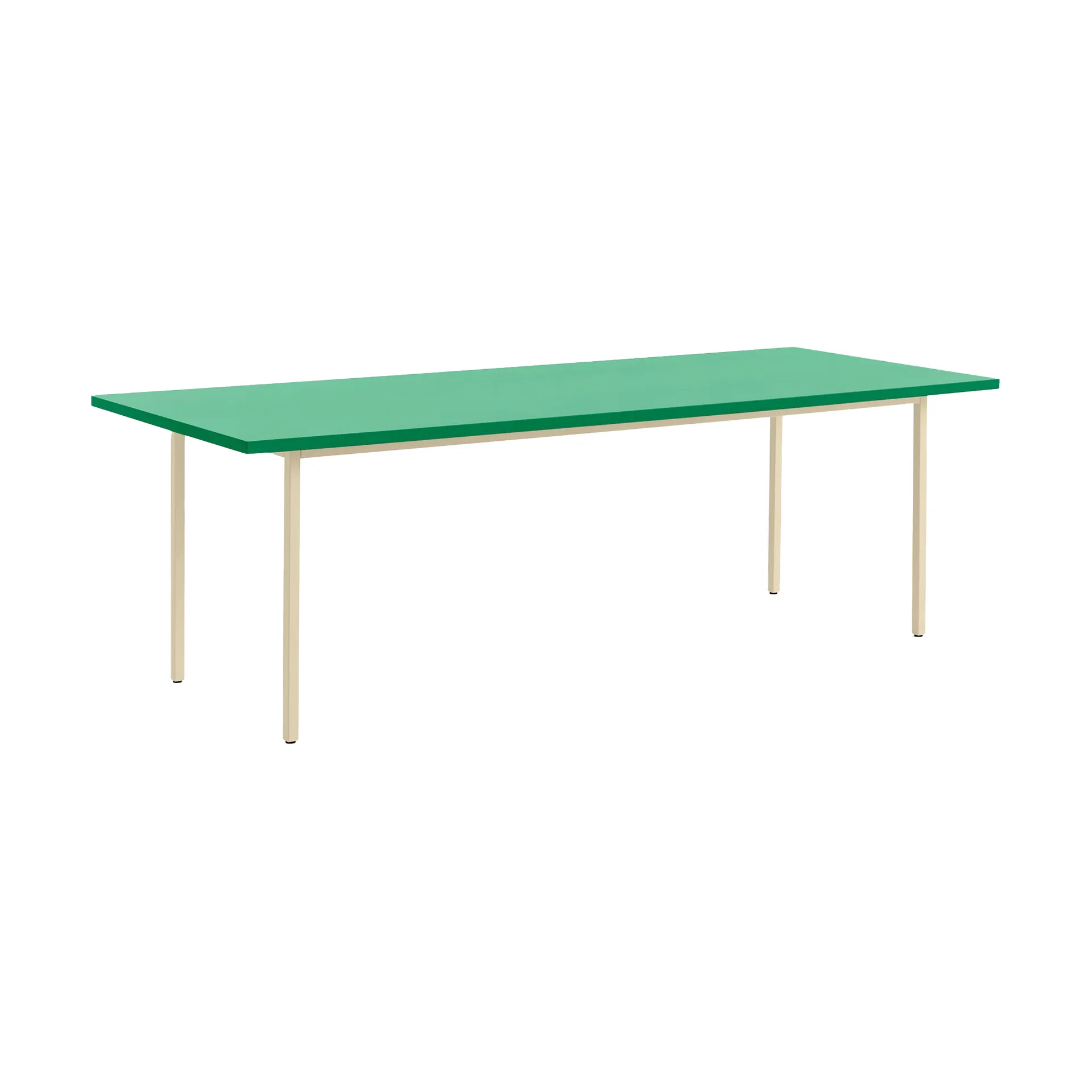 Mesa de comedor Two-Colour 90x240 cm, Ivory-green mint HAY