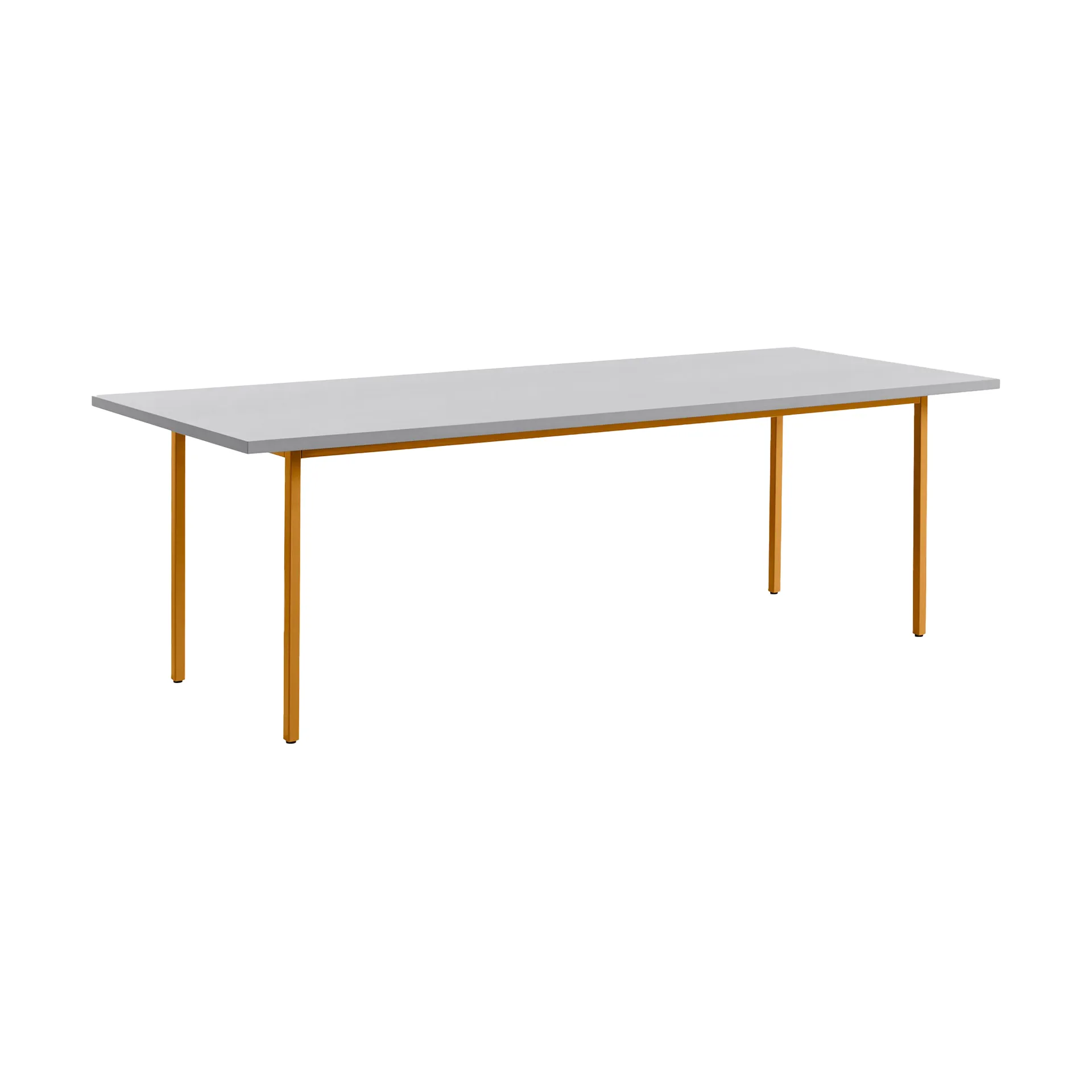 Mesa de comedor Two-Colour 90x240 cm, Ochre-light grey HAY