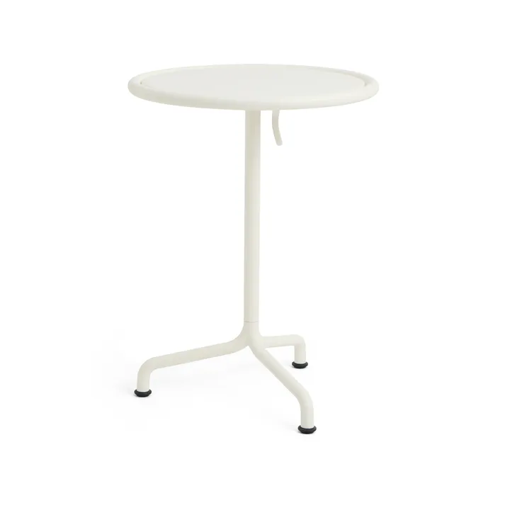 Mesa Deville - Blanco crema, Ø55x74 cm - HAY