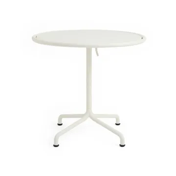 Mesa Deville - Blanco crema, Ø80x74 cm - HAY