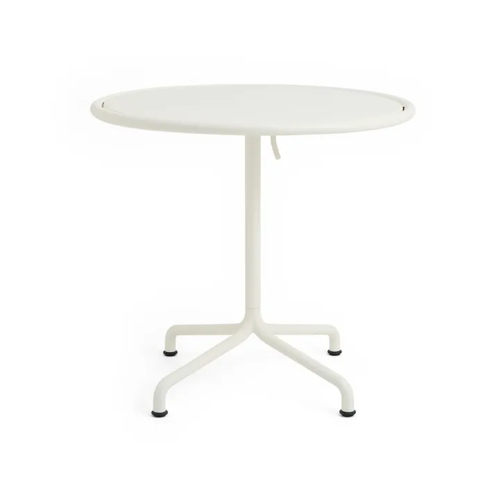 Mesa Deville - Blanco crema, Ø80x74 cm - HAY