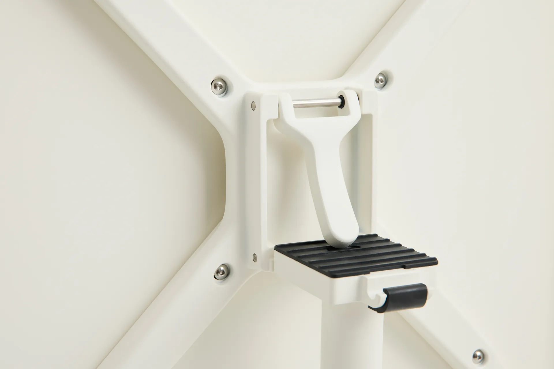 Mesa Deville, Blanco crema, Ø80x74 cm HAY