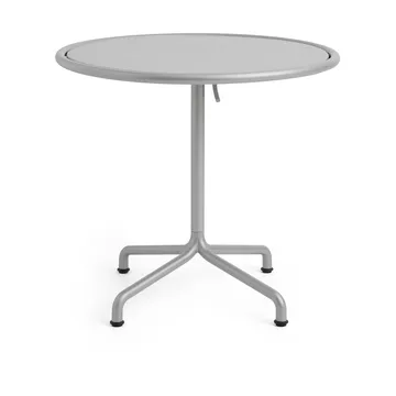 Mesa Deville - Gris plata, Ø80x74 cm - HAY