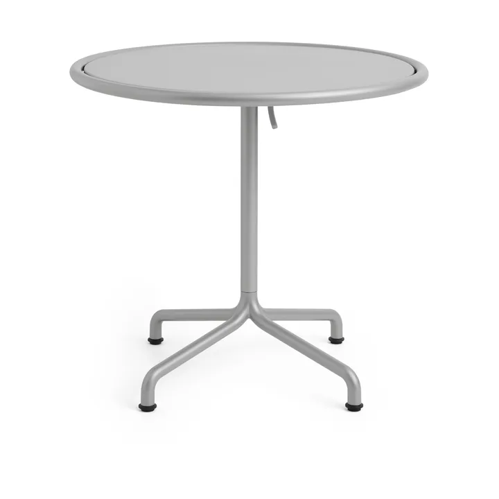 Mesa Deville - Gris plata, Ø80x74 cm - HAY