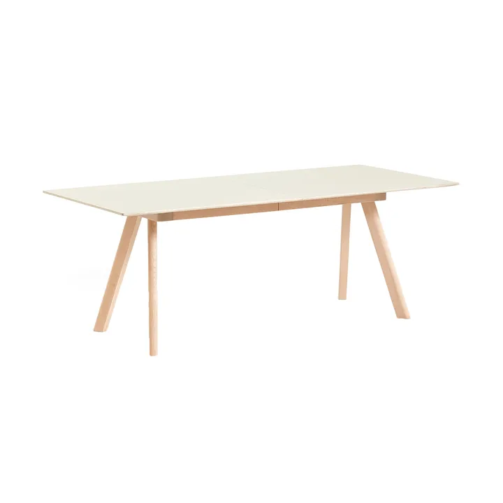 Mesa extensible CPH30 2.0, 90x200 cm - Off white linoleum-roble lacado - HAY