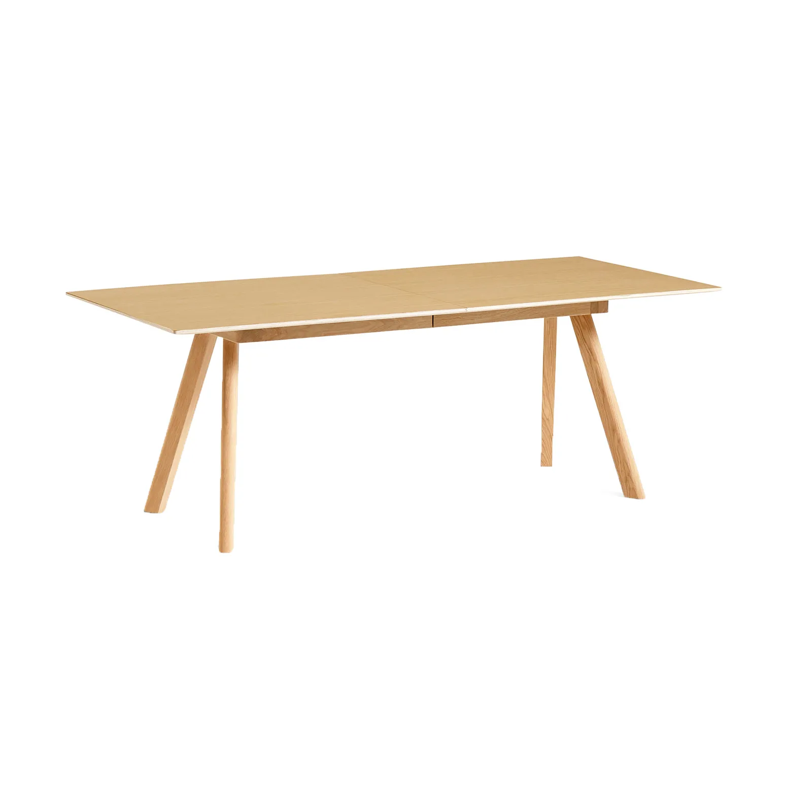 Mesa extensible CPH30 2.0, 90x200 cm, Roble lacado-roble chapado HAY