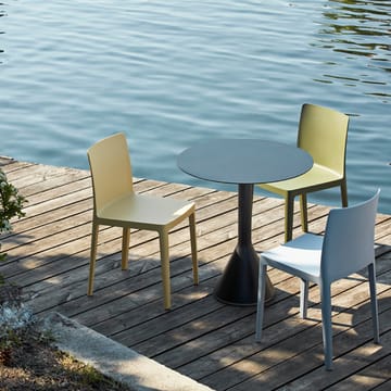 Mesa redonda de café Palissade Cone   - Anthracite, ø70 - HAY