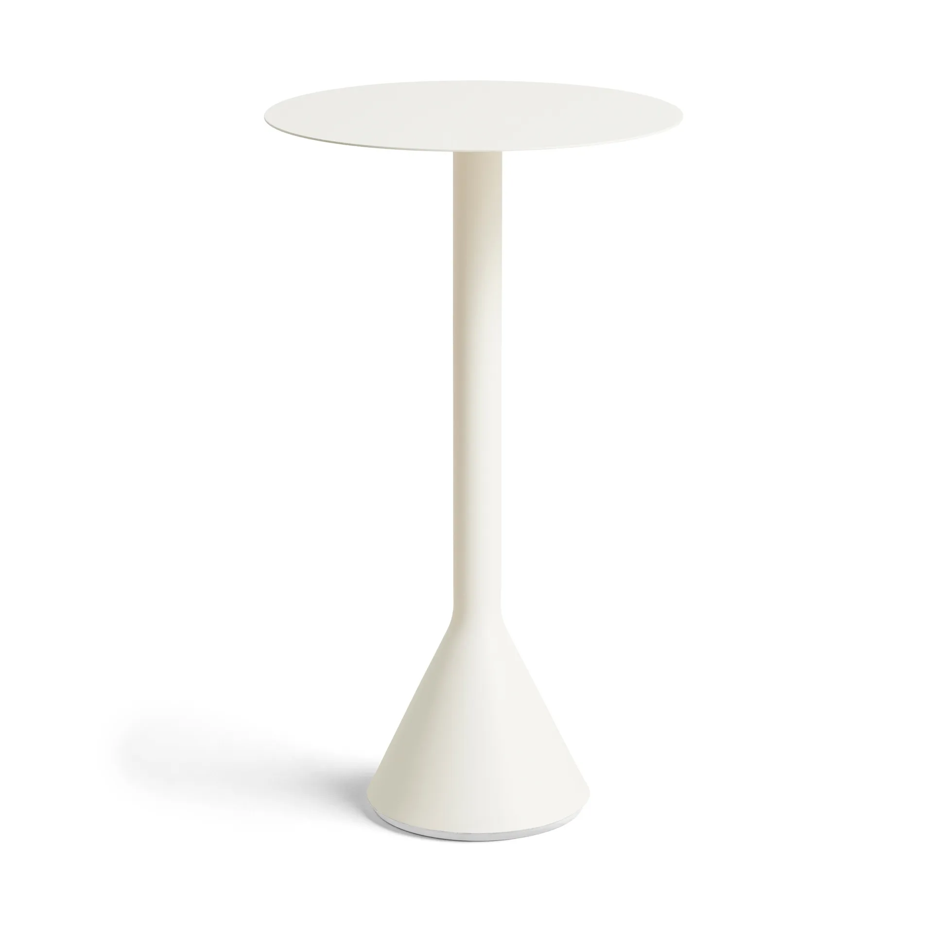 Mesa redonda de café Palissade Cone, Cream white, Ø60 cm HAY