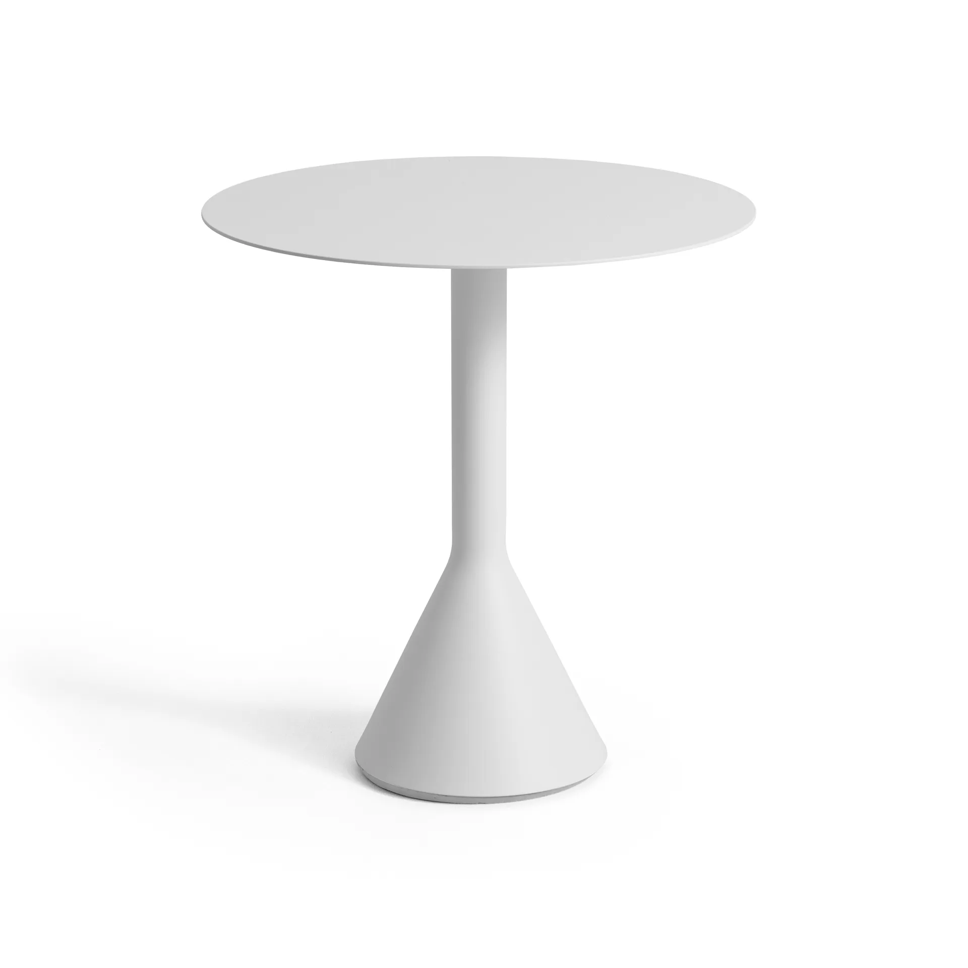 Mesa redonda de café Palissade Cone, Sky grey, Ø70 cm HAY