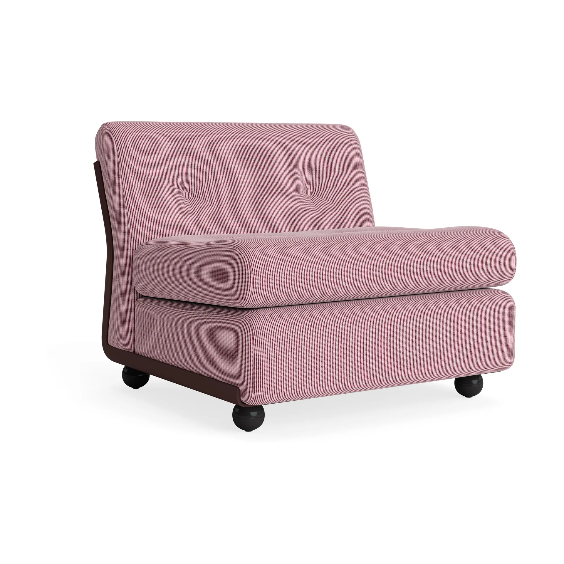 Módulo de sofá Amanta, Burgundy red-yuma 1851, 1 plaza/butaca HAY