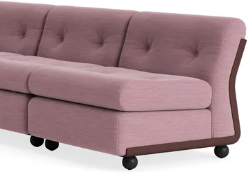 Módulo de sofá Amanta - Burgundy red-yuma 1851, 3 plazas - HAY