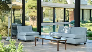 Módulo de sofá Amanta - Frost blue-naveli 723, 2 plazas - HAY