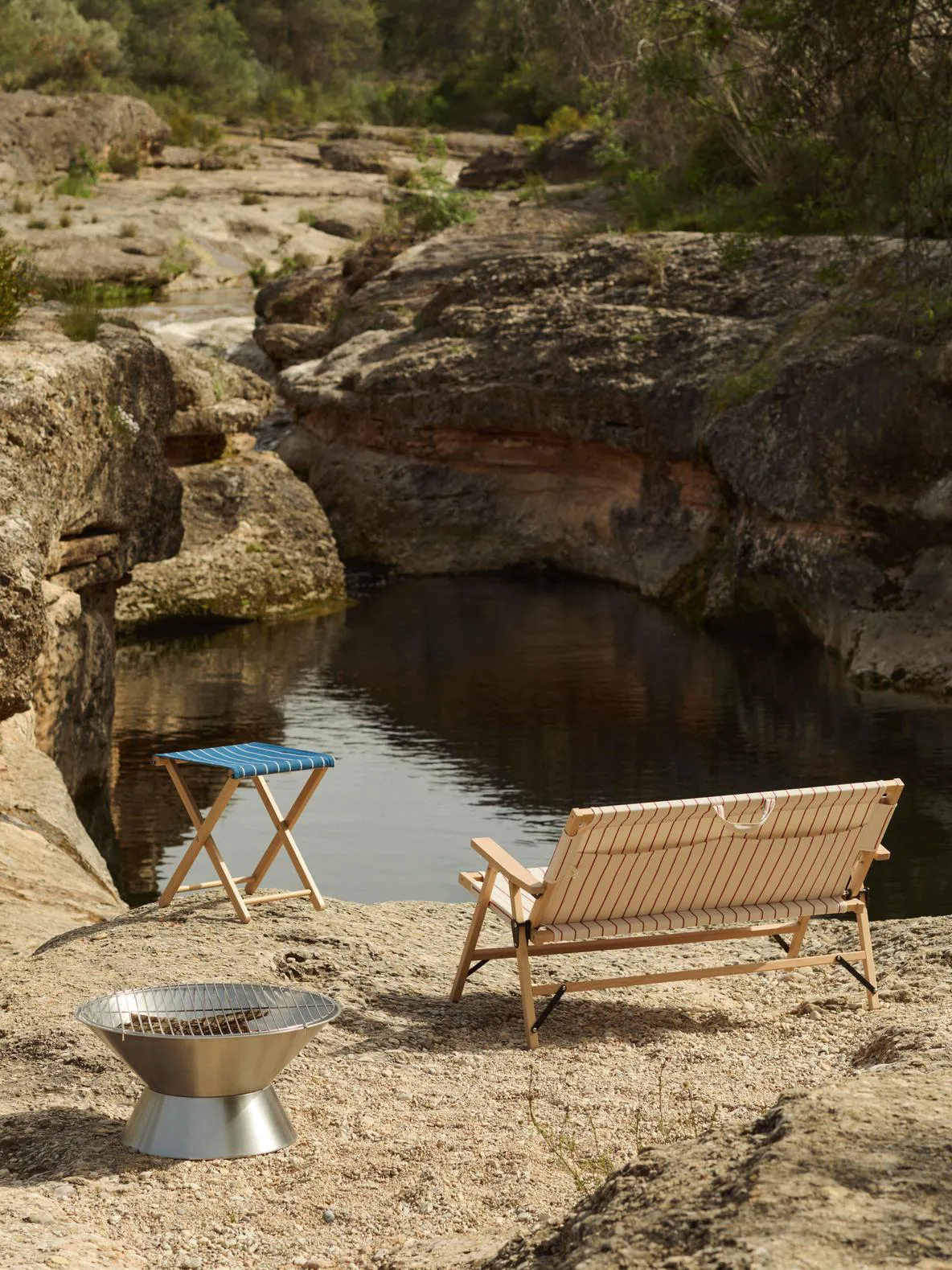 Outdoor Market grill, Acero inoxidable, Ø60 cm HAY