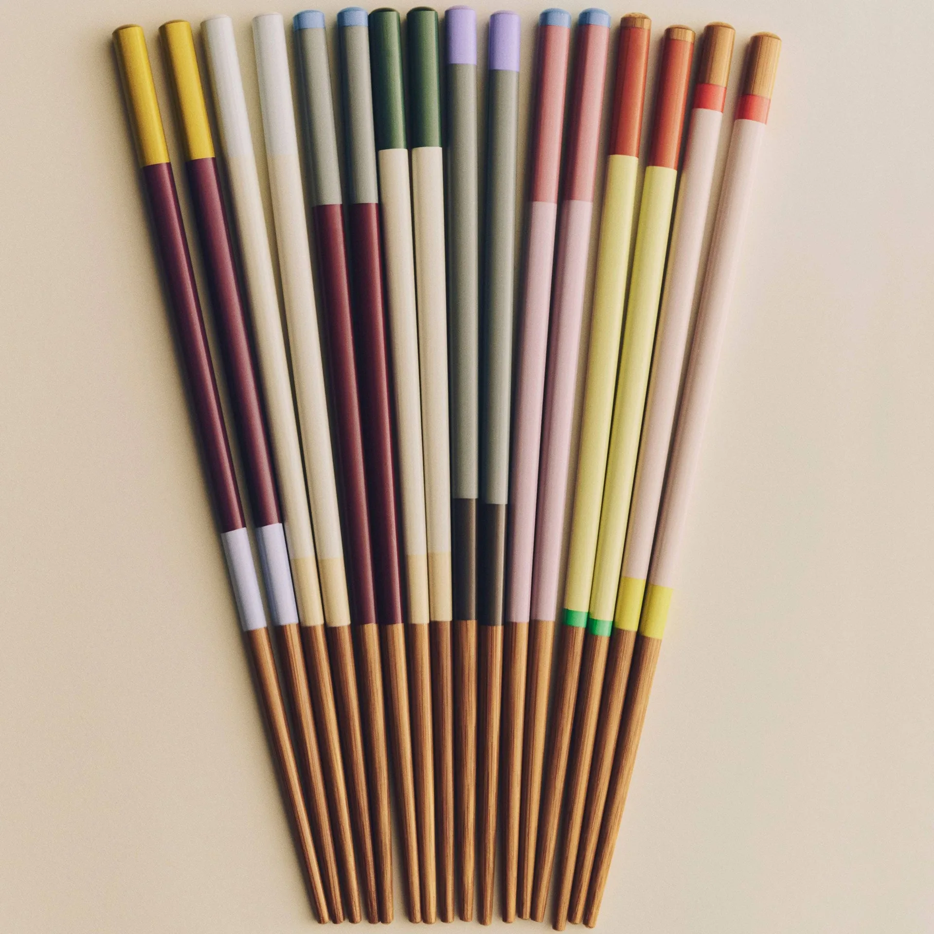 Palillos Colour 4-pack, Bright HAY