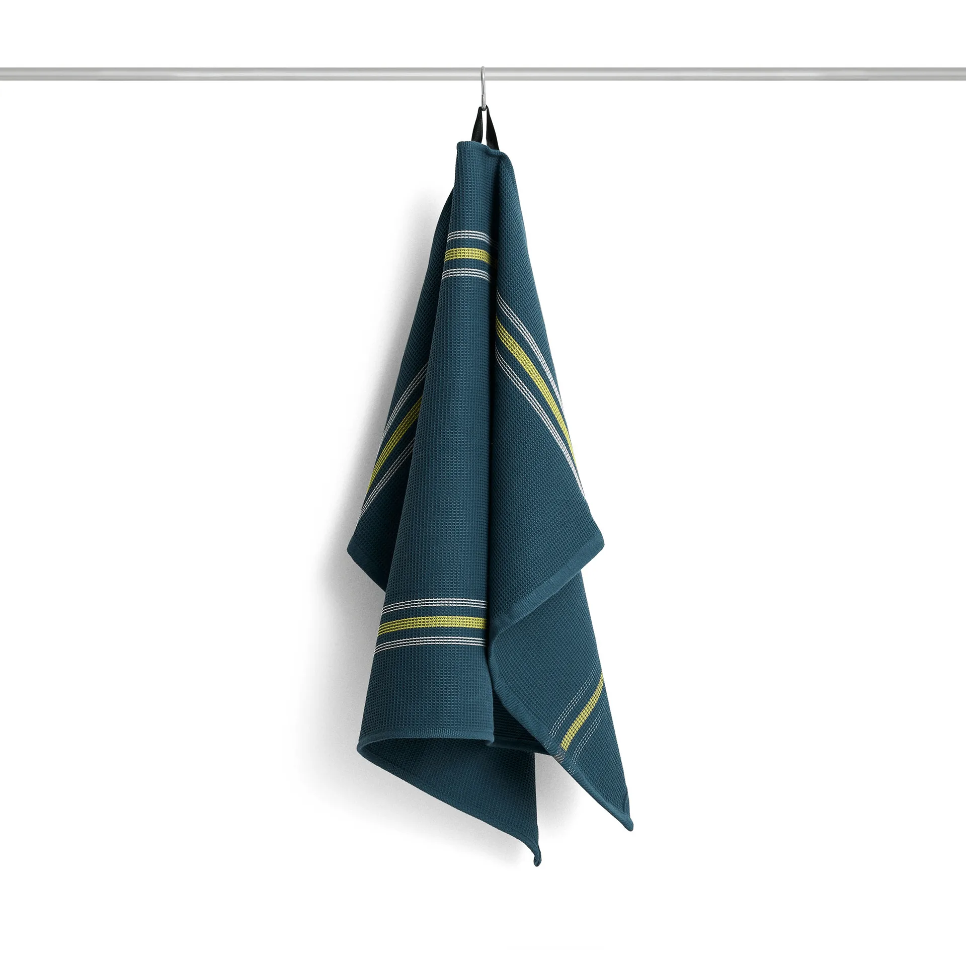 Paño de cocina Canteen 52 x 80 cm, Green-yellow block stripe HAY