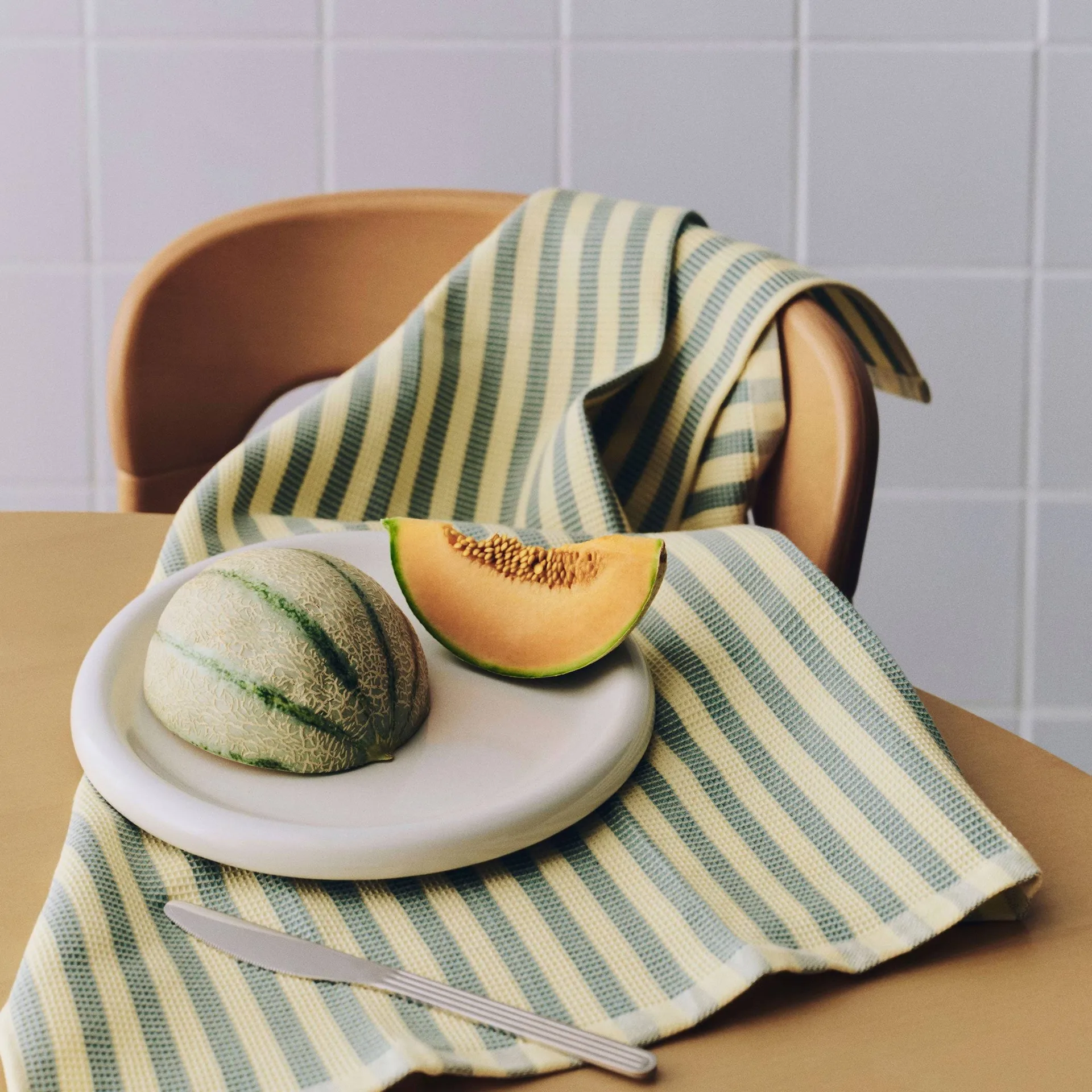 Paño de cocina Canteen 52 x 80 cm, Green-yellow HAY