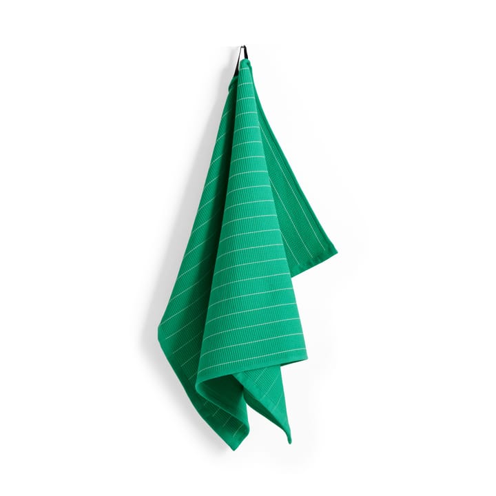 Paño de cocina Canteen 52x80 cm - Emerald pinstripe - HAY