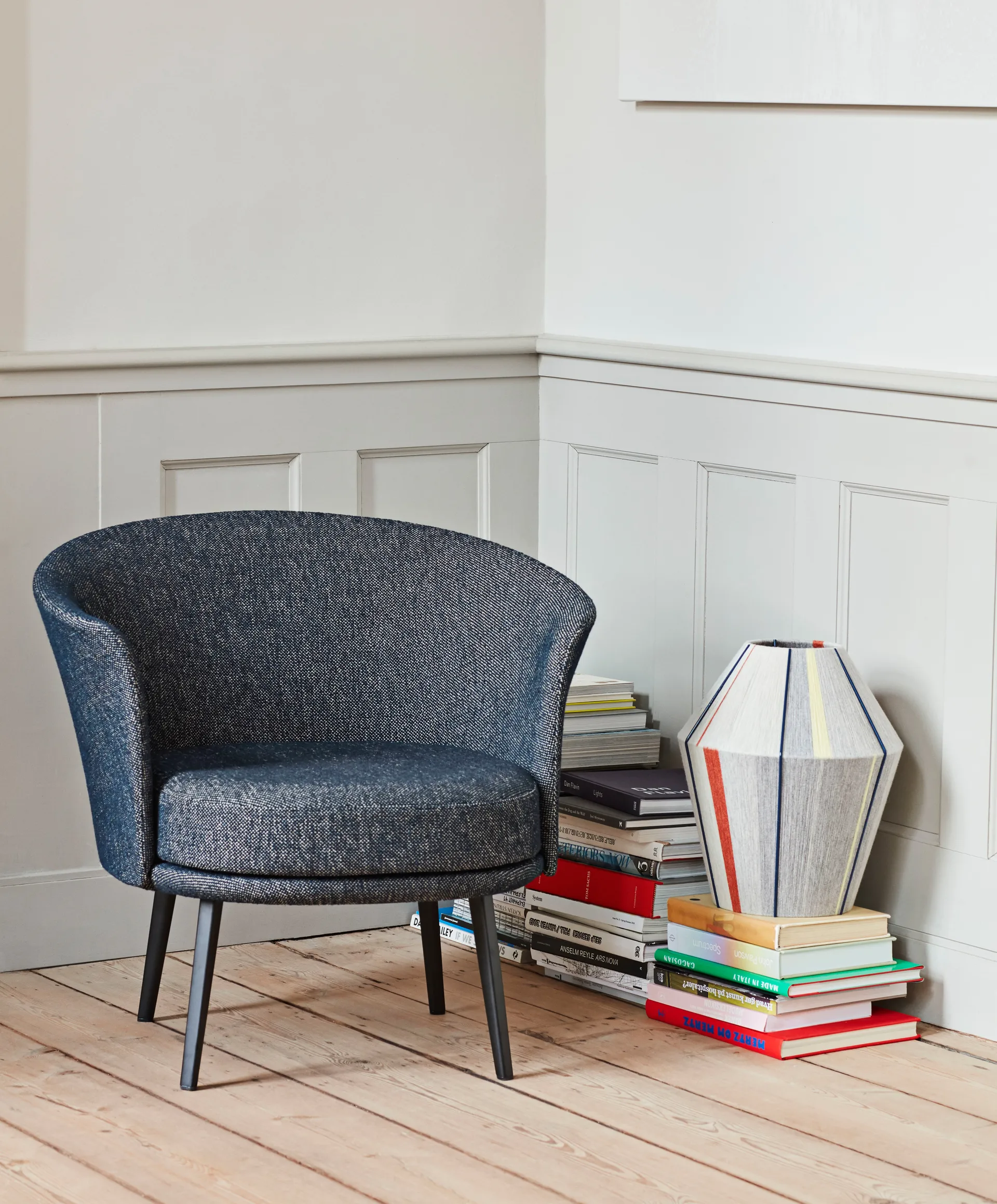 Pantalla de lámpara Bonbon Shade Ø32 cm, Grey melange HAY