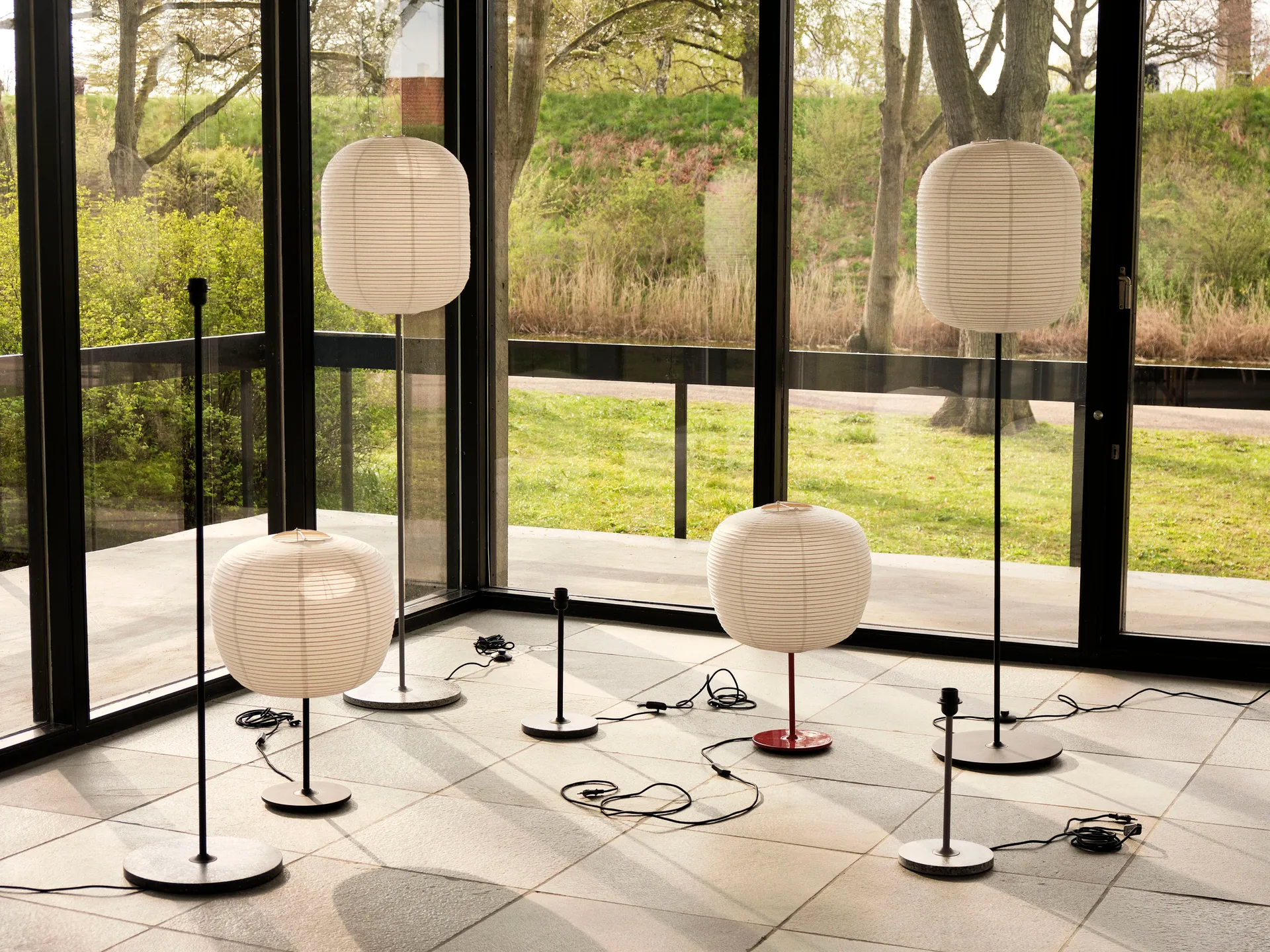 Pantalla de lámpara Common Rice paper, Peach HAY