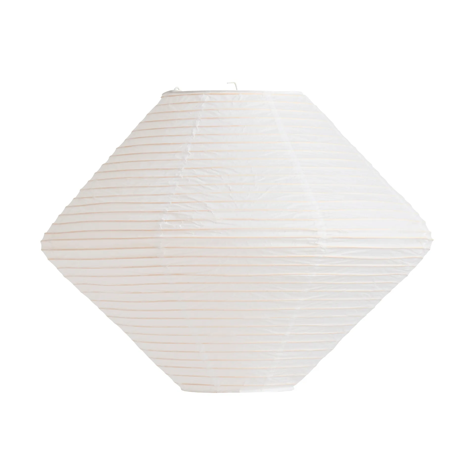 Pantalla de lámpara Paper Shade Diamond, Classic white, Ø50 cm HAY