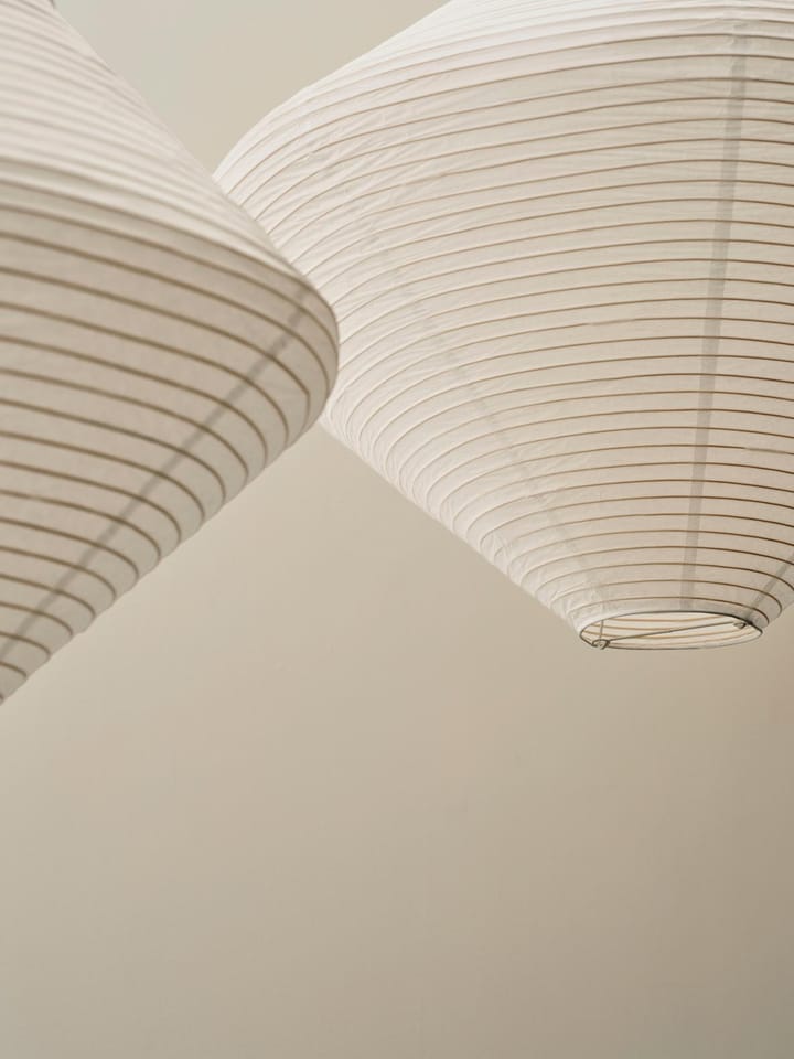 Pantalla de lámpara Paper Shade Diamond, Classic white, Ø50 cm HAY