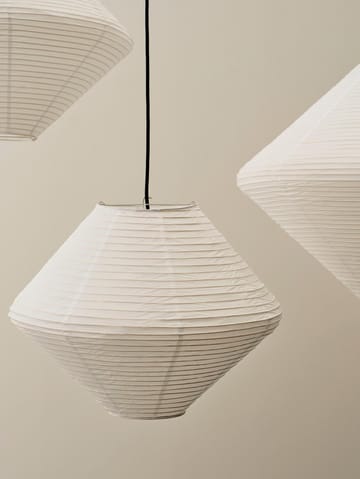 Pantalla de lámpara Paper Shade Diamond - Classic white, Ø50 cm - HAY