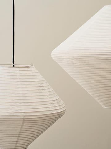 Pantalla de lámpara Paper Shade Diamond - Classic white, Ø60 cm - HAY