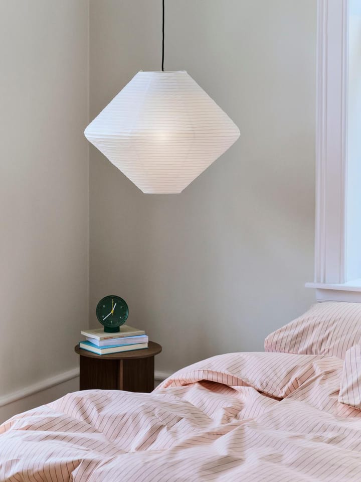 Pantalla de lámpara Paper Shade Diamond, Classic white, Ø60 cm HAY