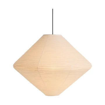 Pantalla de lámpara Paper Shade Diamond - Classic white, Ø80 cm - HAY