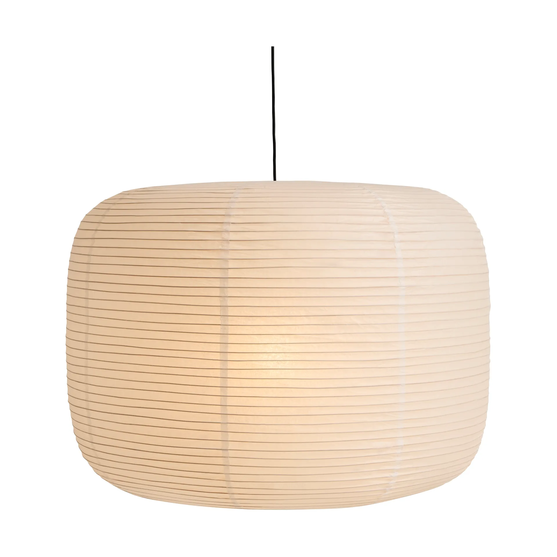 Pantalla de lámpara Paper Shade Donut, Classic white Ø80 HAY
