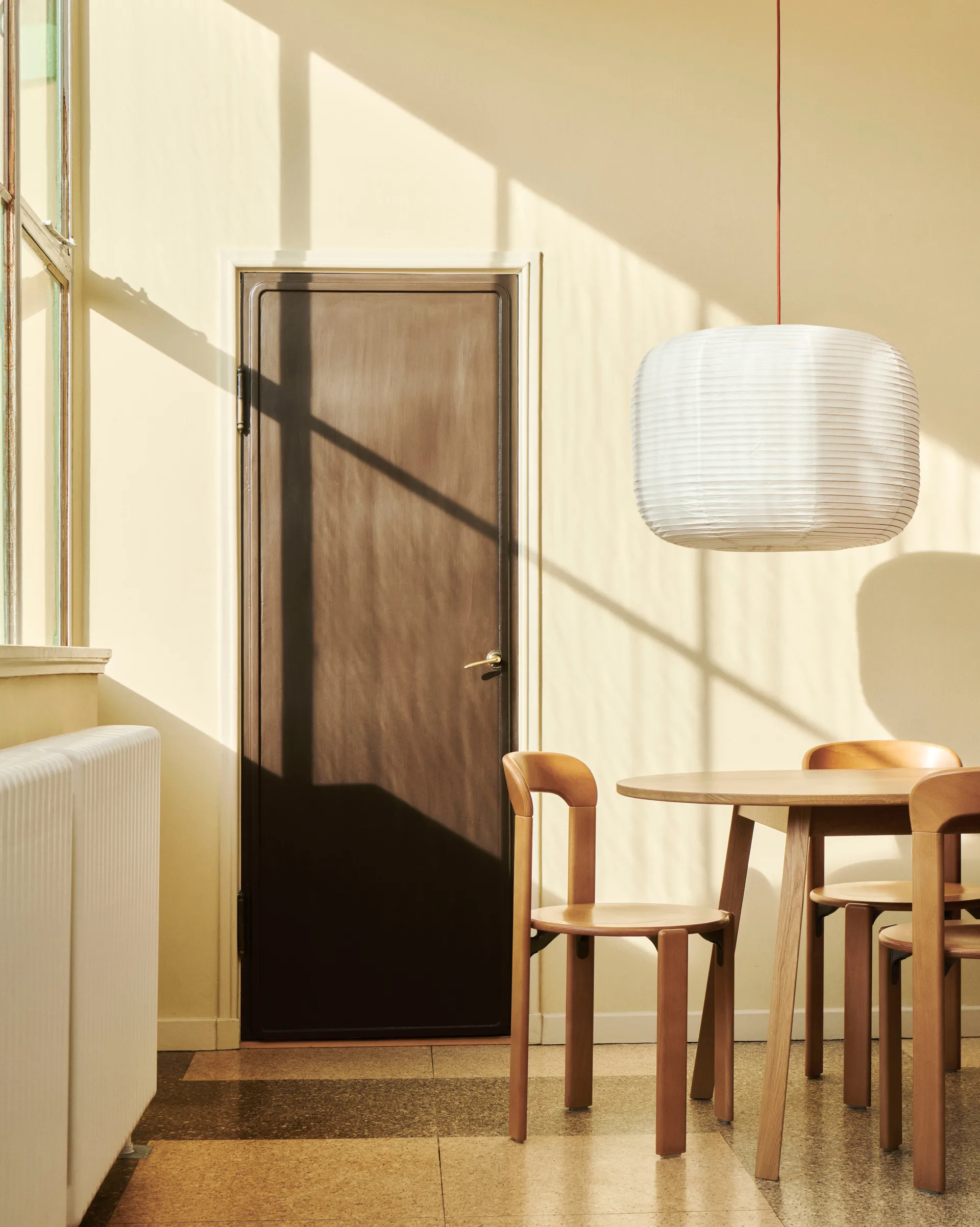 Pantalla de lámpara Paper Shade Donut, Classic white Ø80 HAY