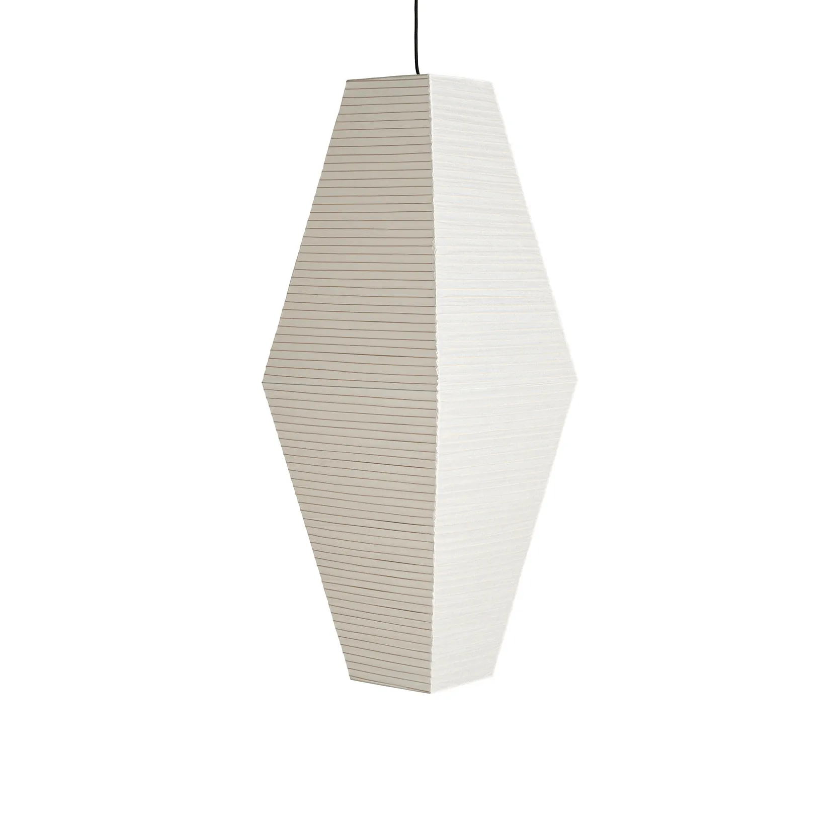 Pantalla para lámpara Paper Shade Prism, Classic white, 40x110 cm HAY