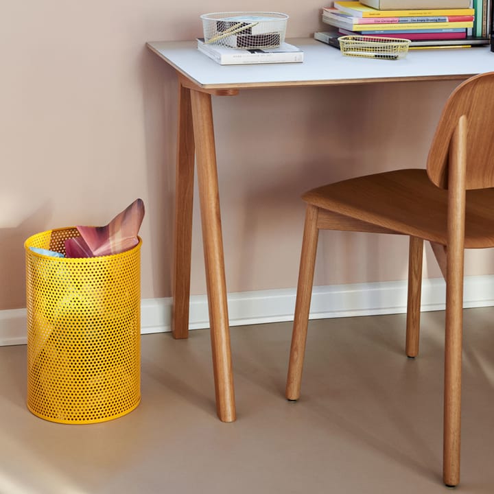 Papelera Perforated, Petrol blue, medium HAY